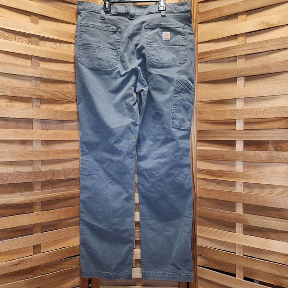 Carhartt Relaxed Fit Gray Pants Men's Size 36 x 34 Cotton Elastane - Picture 2 of 13